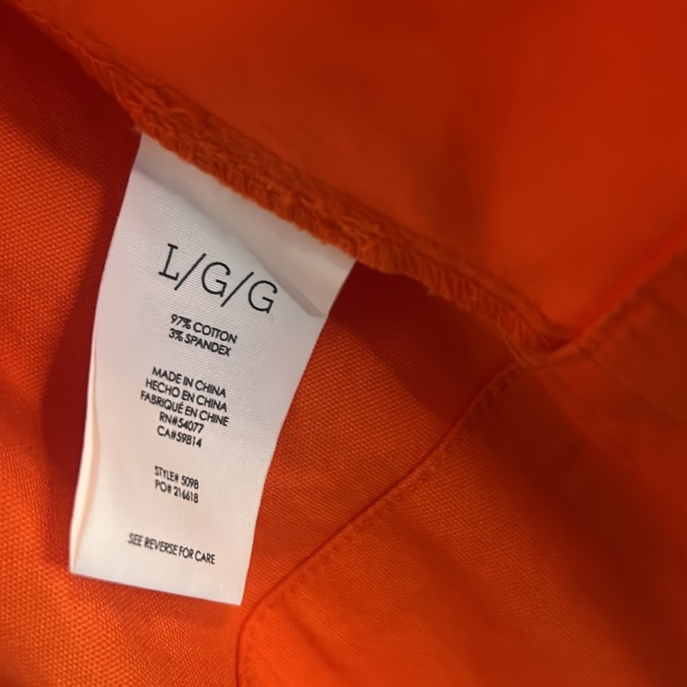 NWT Cabi Spring/Summer orange jacket in Large. - Picture 5 of 5